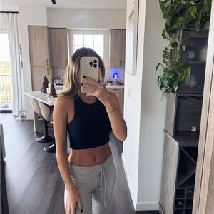 Navy SHEIN Racer Tank (Size XS)